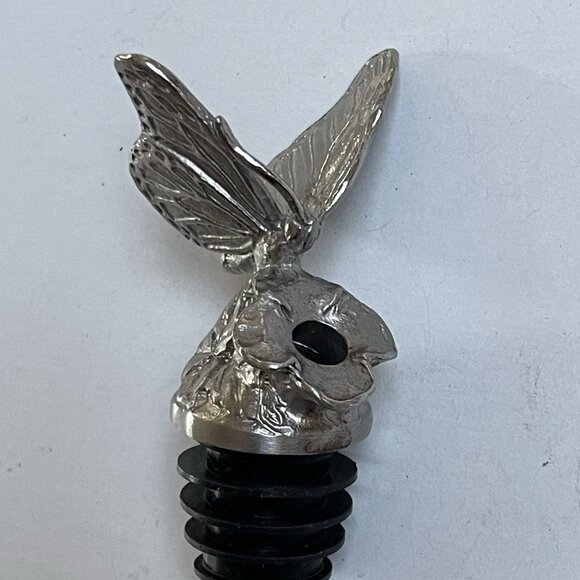 Butterfly Flower Wine Bottle Pourer Metal Gifts Liquor Bottle Spout - Picture 3 of 8